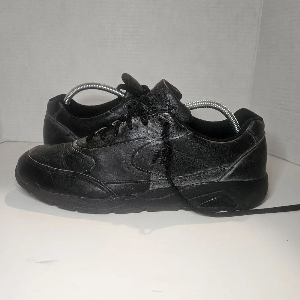 Mens New Balance 800 Black Leather Athletic Sneakers MK800BK Size 11B - Picture 4 of 10